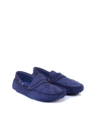 Ανδρικά παπούσια Gavrin μπλε - Kalapod.gr